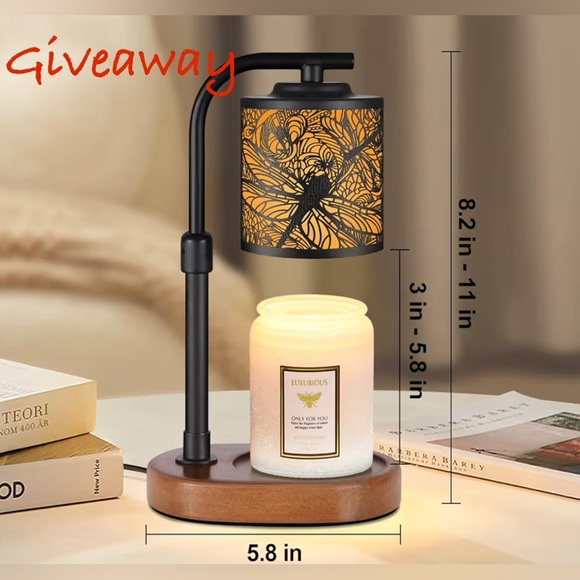 Other - Giveaway Black Dragonfly Candle Warmer FREE